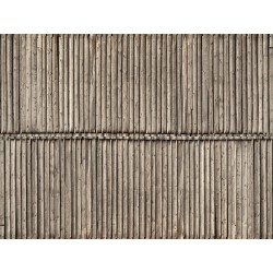 NOCH 56664 3D Cardboard Sheet “Timber Wall” 25x12.5cm