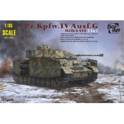 BORDER MODEL BT-001 1/35 Pz.Kpfw.IV Ausf.G Mid/Late 2 in 1