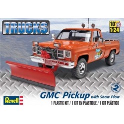 REVELL 85-7222 1/24 GMC Pickup with Snow Plow Trucks