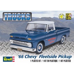 REVELL 85-7225 1/25 '66 Chevy Fleetside Pickup Trucks