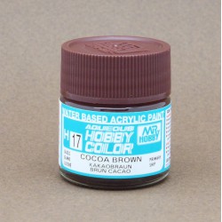 MR. HOBBY H17 Aqueous Hobby Colors (10 ml) Cocoa Brown