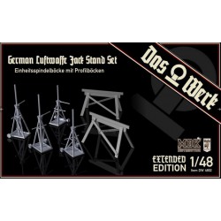 DAS WERK DW48001 1/48 Luftwaffe Jack Stand Set Standard Edition