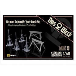 DAS WERK DW48002 1/48 Luftwaffe Jack Stand Set Extended Edition