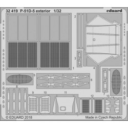 EDUARD 32419 1/32 Photo Etched P-51D-5 exterior For Revell