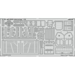 EDUARD 32425 1/32 Photo Etched MiG-29UB undercarriage For Trumpeter