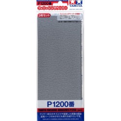 TAMIYA 87058 Papier Abrasif P1200 3pcs