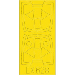 EDUARD EX628 1/48 Masking Tape Tempest Mk.V For EDUARD