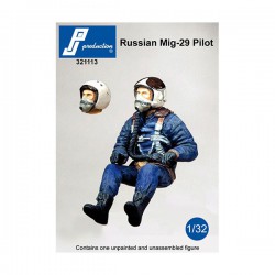 PJ PRODUCTION 321113 1/32 Pilote de Mig-29 russe assis