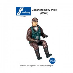 PJ PRODUCTION 321125 1/32 Pilote de la marine Japonaise (2GM)