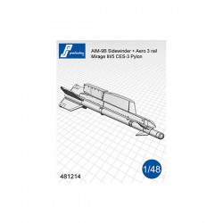 PJ PRODUCTION 481214 1/48 AIM-9B Sidewinder avec supports
