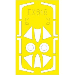 EDUARD EX648 1/48 Masking Tape Hawker Hunter F.6 T-Face For Airfix