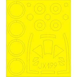 EDUARD JX199 1/32 Masking Tape Tempest Mk.II For Special Hobby