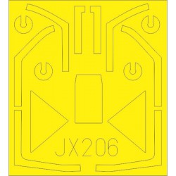 EDUARD JX206 1/32 Masking Tape Fw 190A-8 For Revell