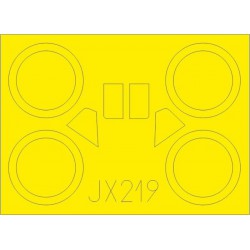 EDUARD JX219 1/32 Masking Tape I-153 Chaika For ICM