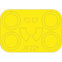 EDUARD JX224 1/32 Masking Tape I-16 Type 29 For ICM