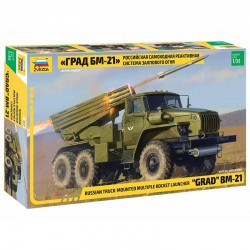 ZVEZDA 3655 1/35 Multiple Rocket Launcher BM-21 "Grad"