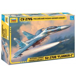 ZVEZDA 7294 1/72 Su-27UB Flanker-C Russian Combat Trainer Aircraft