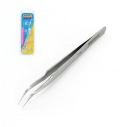 MODELCRAFT PTW2185/7 Brucelles courbes - Extra Fine Curved Tweezers