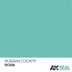 AK INTERACTIVE RC206 RUSSIAN COCKPIT TURQUOISE 10ml