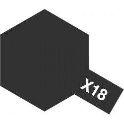 TAMIYA 81518 Paint Acrylic Mini X-18 Semi-Gloss Black 10ml