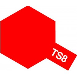 TAMIYA 85008 Paint Spray Aérosol TS-8 Italian Red