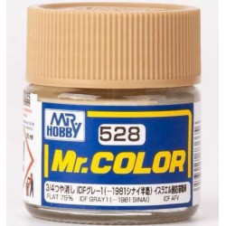 MR. HOBBY C528 Mr. Color (10 ml) IDF Gray 1 (-1981 Sinai)