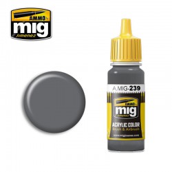 AMMO BY MIG A.MIG-0239 ACRYLIC COLOR FS-36122 Neutral Gray 17 ml.