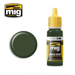 AMMO BY MIG A.MIG-0248 Acrylic Color RLM 80 Olivgrün 17 ml