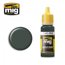 AMMO BY MIG A.MIG-0253 Acrylic Color RLM 74 Graugrün 17 ml