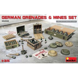 MINIART 35258 1/35 German Grenades & Mines Set WWII