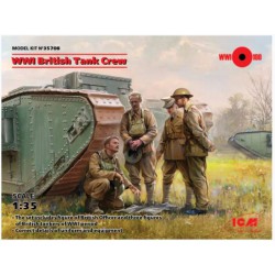 ICM 35708 1/35 WWI British Tank Crew (4 figures)
