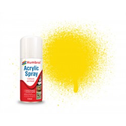 Humbrol AD6069 Spray D69 Bright Yellow 150ml Gloss