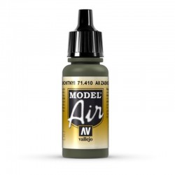VALLEJO 71.410 Model Air AII Zashchitnyi Camouflage Green Color 17ml.