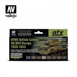 VALLEJO 71.614 Model Air WWII British Colors UK/BEF/Europe 1939-1945 AFV 17 ml.