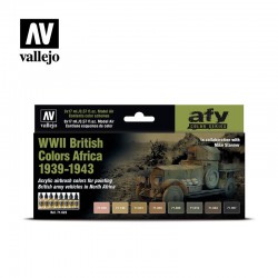 VALLEJO 71.622 Model Air WWII British Colors Africa 1939-1943 AFV 17 ml.