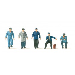PREISER 10752 HO 1/87 Conducteurs – Drivers for electric vehicle