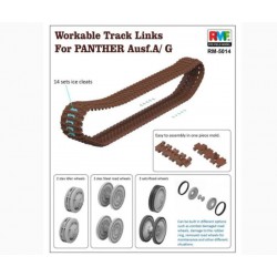 RYE FIELD MODEL RM-5014 1/35 Workable Track Links for Panther Ausf. A/G
