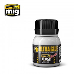 AMMO BY MIG A.MIG-2031 ULTRA GLUE - FOR ETCH, CLEAR PARTS & MORE 40ml