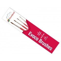 HUMBROL AG4150 4 Pinceaux Evoco  - Evoco Brush Pack - Size 0/2/4/6