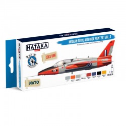 HATAKA HTK-BS70 Modern Royal Air Force paint set vol. 3 (8 x 17 ml)