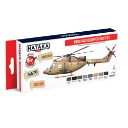 HATAKA HTK-AS87 British AAC Helicopters paint set (8 x 17 ml)