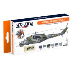 HATAKA HTK-CS89 Modern Czech AF paint set vol. 1 (6 x 17 ml)