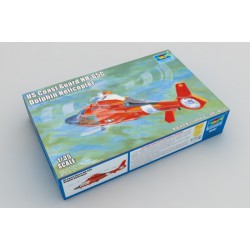 TRUMPETER 05107 1/35 US Coast Guard HH-65C Dolphin Helicopter