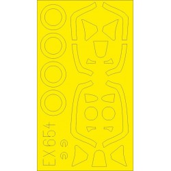 EDUARD EX654 1/48 Masking Tape Spitfire FR Mk.XIV TFace for Airfix A05135