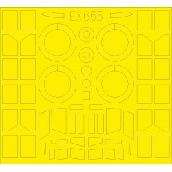 EDUARD EX655 1/48 Masking Tape Ju 52 for Revell