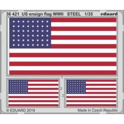 EDUARD 36421 1/35 Photo Etched US ensign flag WWII Steel
