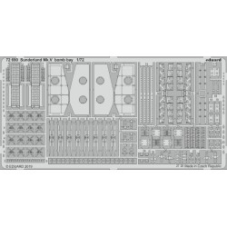 EDUARD 72690 1/72 Photo Etched Sunderland Mk.V bomb bay for Special Hobby