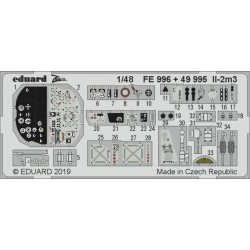 EDUARD FE996 1/48 Photo Etched IL-2 M3 For Tamiya