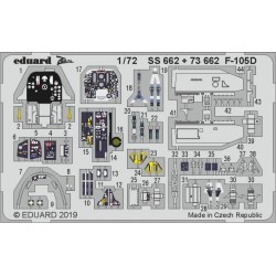 EDUARD SS662 Photo Etched 1/72 F-105D For Trumpeter 01617