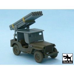 BLACK DOG T48027 1/48 JEEP with rocket launcher conversion set for Tamiya 32552